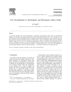 New developments in chromogenic and fluorogenic culture media