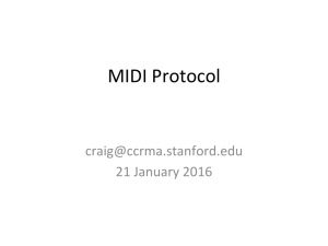 MIDI Protocol