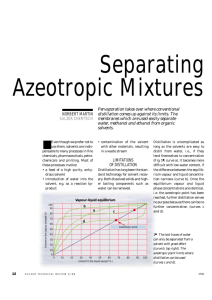 Separating Azeotropic Mixtures