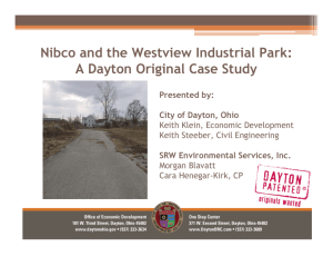 Nibco and the Westview Industrial Park: A Dayton Original Case Study