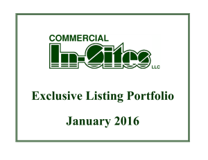 printable Exclusive Listing Portfolio - Commercial In