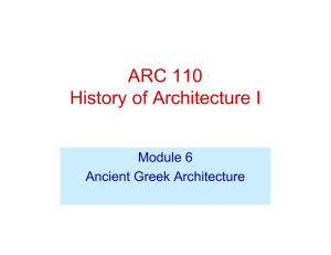 ARC 112 History of Architecture II