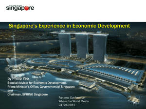 Connectivity & Economic Growth Singapore's Experience