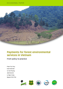 Payments for forest environmental services in Vietnam