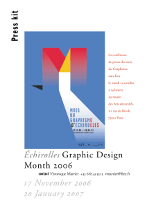 Graphic Design Month - Centre du graphisme et de la