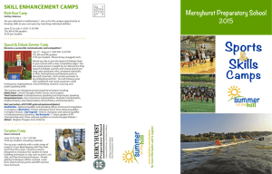 Sports Skills - Mercyhurst Preparatory School