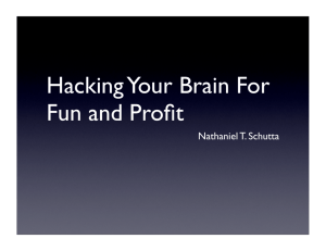 Hacking Your Brain