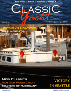 VICTORY IN SEATTLE Brooklyn Boatworks New Classics