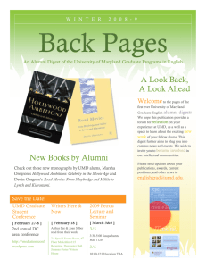 A Look Back, A Look Ahead New Books by Alumni