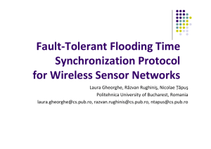 Fault-Tolerant Flooding Time Synchronization Protocol for Wireless