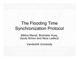 2004 The flooding time synchronization protocol
