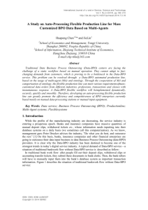 A Study on Auto-Processing Flexible Production Line for