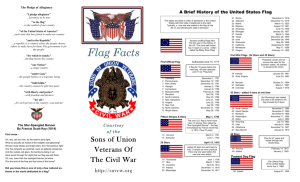 The Flag Facts Flyer - Sons of Union Veterans of the Civil War