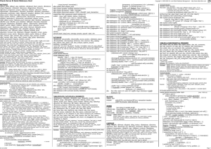 Oracle Server 8i Quick Reference Card