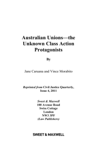 Morabito CJQ union class actions