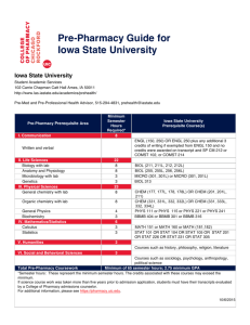 Iowa State University - College of Pharmacy | University of Illinois at
