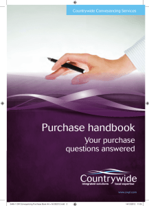 Purchase handbook – your purchase questions answered