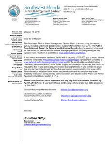 Public Supply Annual Report for General and Individual Permits