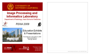 Image Processing and Informatics Lab – USC | RSNA 2009 | Page 1