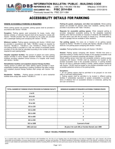 Accessibility Details for Parking IB-P-BC2014-084