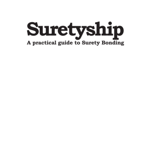 Suretyship: A Practical Guide to Surety Bonding