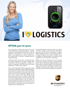 MYTRAK goes for green