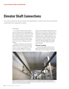 Elevator Shaft Connections