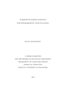 workspace-based sampling for probabilistic path planning