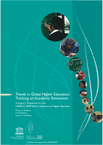 Trends in Global Higher Education - Institut de statistique de l'Unesco