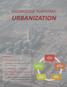 Urbanization is - Cities Alliance