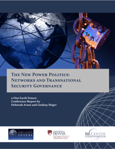 The New Power Politics: Networks and Transnational Security