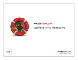 Wellness Portal Instructions