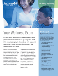 Your Wellness Exam - Findlay City Schools