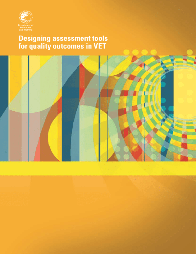 Designing assessment tools for quality in VET