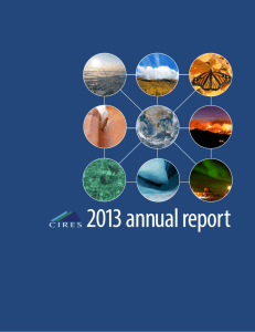 2013 annual report - Cooperative Institute for Research in