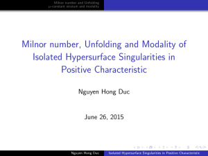 Milnor number, Unfolding and Modality of Isolated Hypersurface