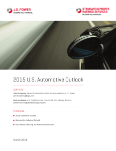2015 US Automotive Outlook