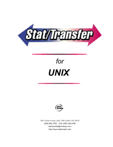 Using Stat/Transfer