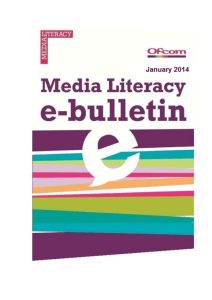 Ofcom Media Literacy Bulletin