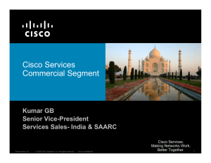 Cisco Services Commercial Segment