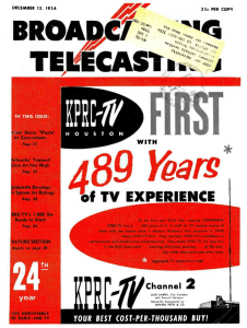 of TV EXPERIENCE - American Radio History