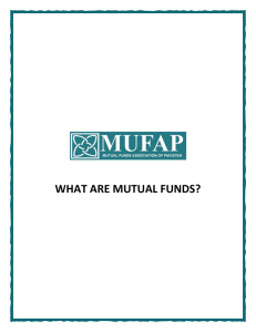 What are Mutual Funds? - Mutual Funds Association Of Pakistan