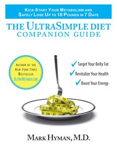 The UltraSimple Diet Companion Guide