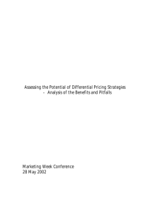 Assessing the Potential of Differential Pricing Strategies