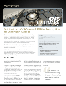 OutStart Lets CVS Caremark Fill the Prescription for Sharing
