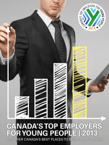 canada's top employers for young people | 2013