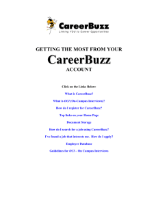CareerBuzz - Georgia Tech Center for Career Discovery