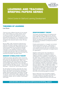learning and teaching briefing papers series