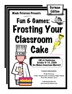 Cake German Packet