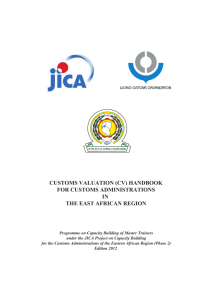 customs valuation (cv) handbook for customs administrations